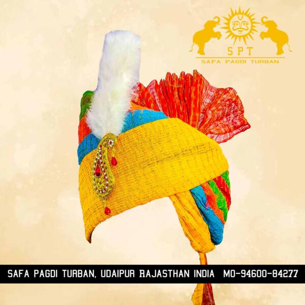 Discover the Vibrant Charm of the Jodhpur Multi-Colored Safa Turban