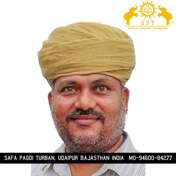 Buy Rajasthani Gol Safa Turban Online – Traditional Indian Headwear