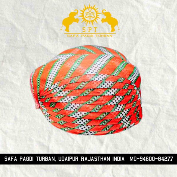 "Buy Mewari Multi-Coloured Pagdi - Traditional Safa Turban by Safa Pagdi Turban